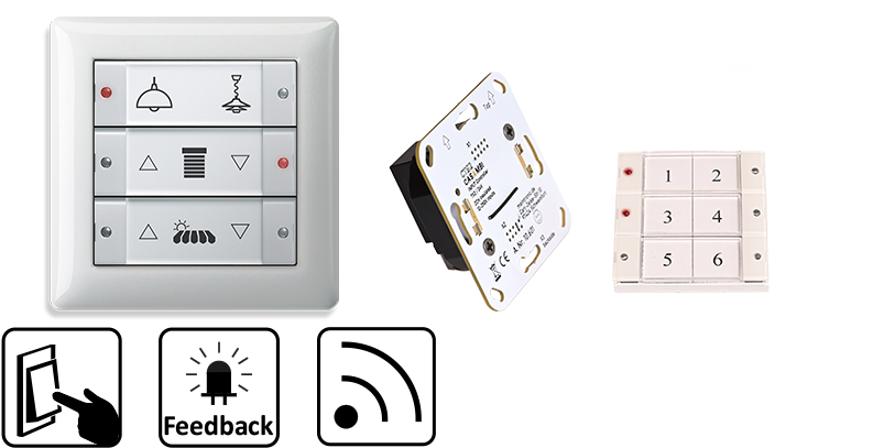 Casambi tactile sensor coupler - Tastsensor